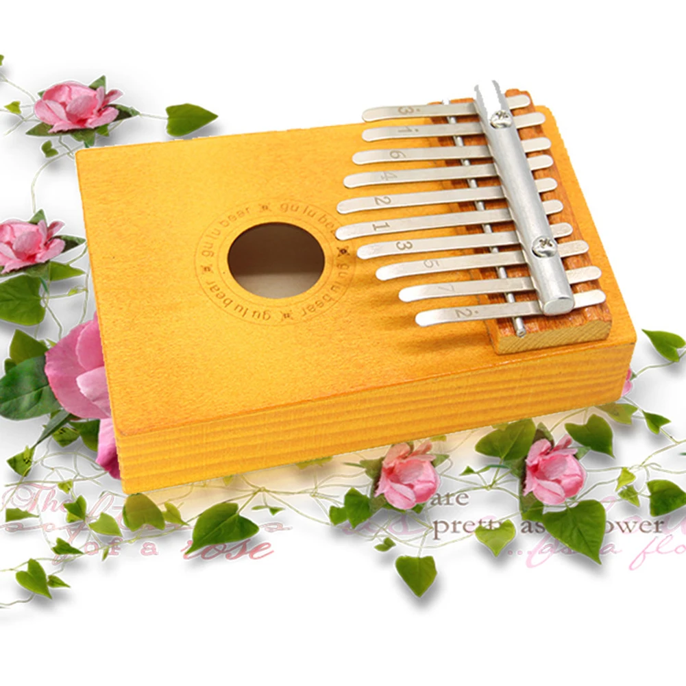 Детская деревянная пальчиковая доска игрушка 10 клавиш портативный Пальчиковый