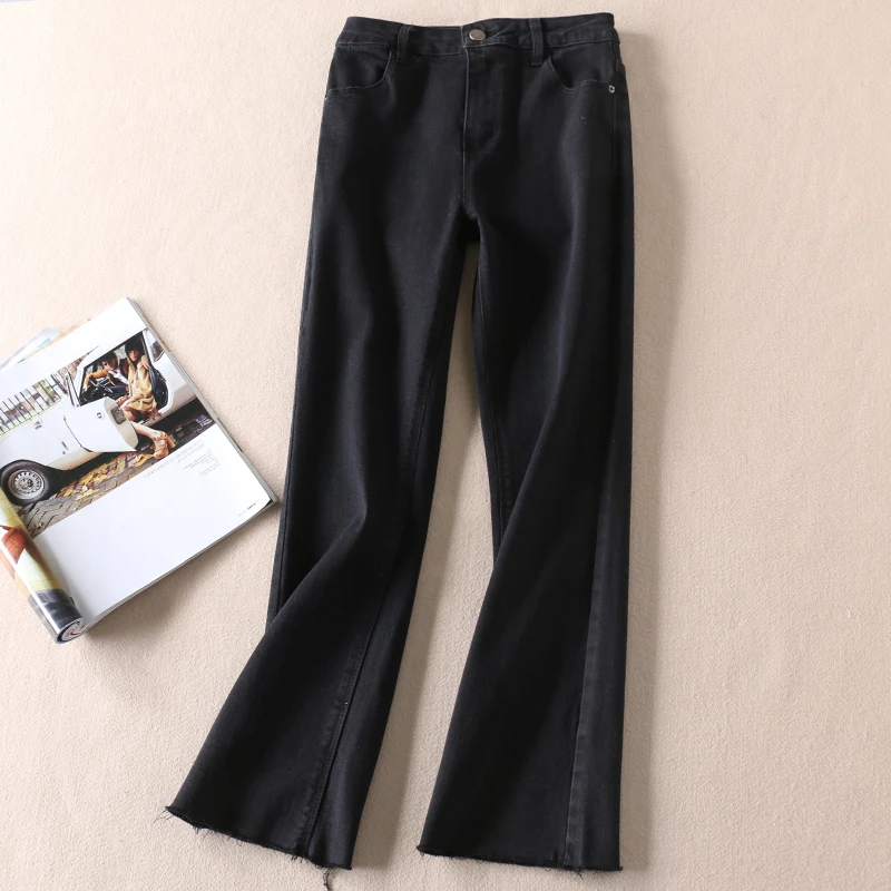 

Korean Style Women Jeans Large Size Black High Waist Skinny Jeans Woman Plus Size Jeans Pencil Pants Vaqueros Mujer