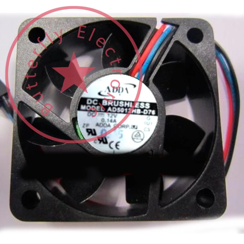 

Абсолютно новый оригинальный телефон, постоянный ток 12 В, 5015 А, 3 провода, дюйма, 5 см, 50*50*15 мм, охлаждающий вентилятор, охладитель