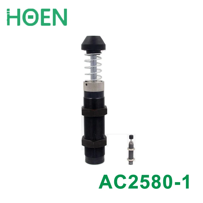 

AC2580-1 Pneumatic Cylinder Shock Absorber AC 2580-1 High speed AC series OD thread size 25mm stroke 80mm Specifications M25*1.5