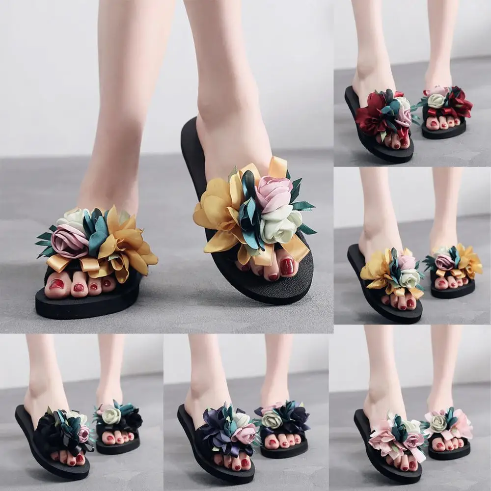 Женские Вьетнамки шлепанцы 42 короткий комбинезон с цветочным принтом в богемном