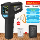 Цифровой пирометр MESTEK, Бесконтактный лазерный прибор для измерения температуры