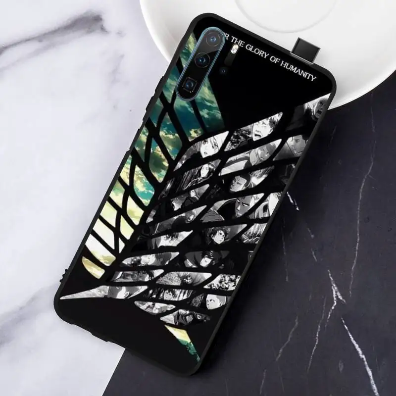 

Attacking Giant Anime painting Phone Case For Huawei honor Mate P 10 20 30 40 Pro 10i 9 10 20 8 x Lite
