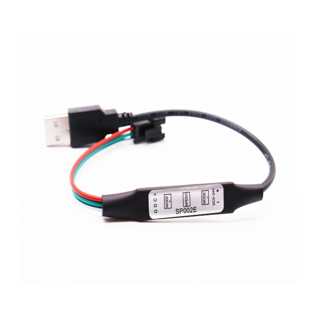 Пиксельная Светодиодная лента WS2811 WS2812B WS2813 WS2815 RGB контроллер освесветильник SP002E