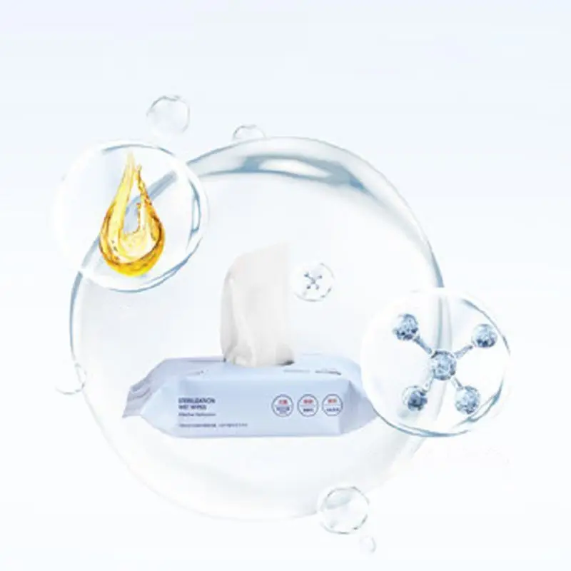 

20Pcs Non-Irritating Alcohol Disinfection Wet Wipes Antiseptic Skin Cleaning Pad