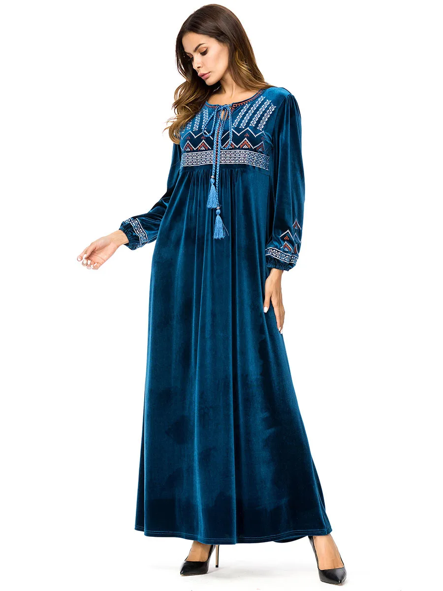 Abaya турецкое марокканское дневное модное простое мусульманское платье с