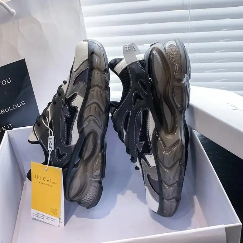 

2021 new spring breathable sneakers women white shoes casual ladies shoes black platform sneakers for women