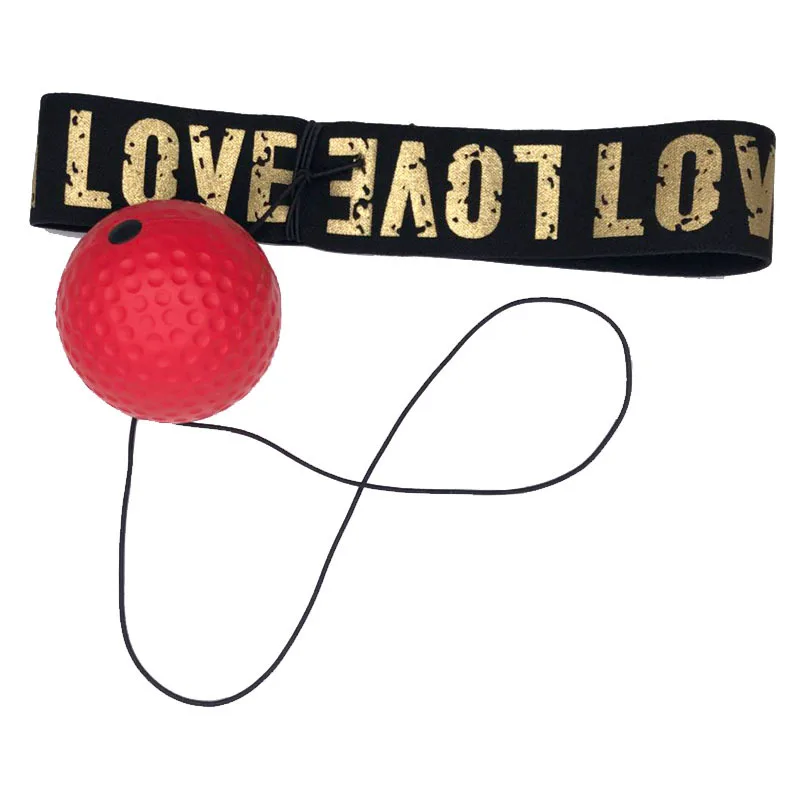 

Wearing A Boxing Ball Hanging Speed Response Fitness Ball Boxing Vent Decompression Pu Elastic Ball