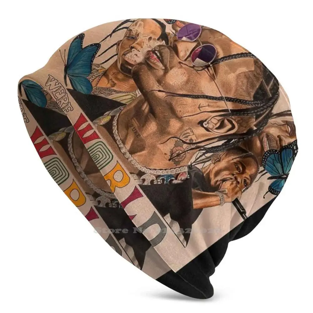 

Travis Effect Beanie Hat Hedging Cap Outdoor Sports Breathable Thin Windproof Lil Uzi Vert Playboicarti Kanyewest Rap Music