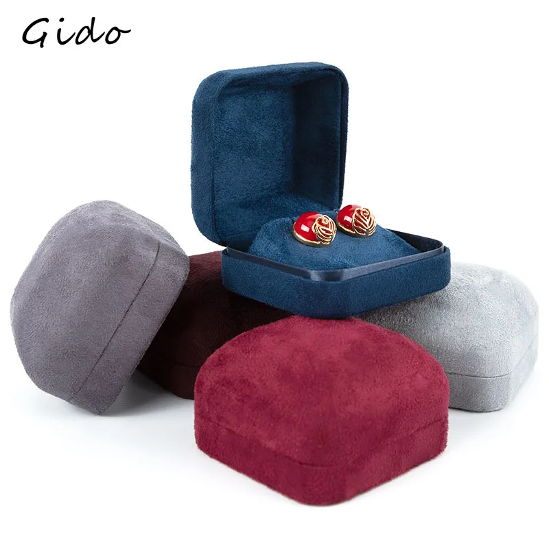 

Quality Jewelry Storage Boxes Presentation Necklace Pendant Jewelry Box Velvet Case Earrings Pendant Display Box