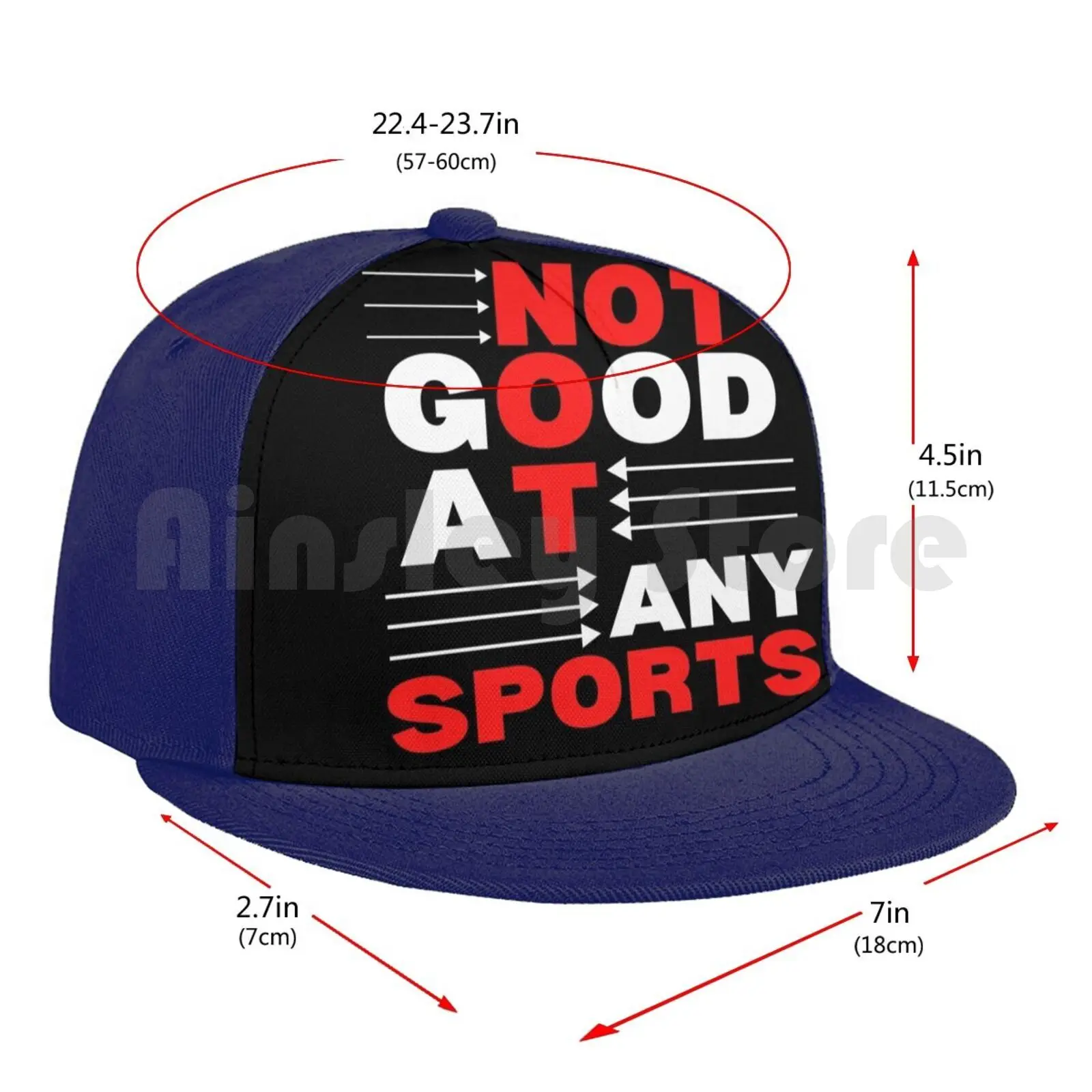 

Not Good At Any Sports Baseball Cap Adjustable Snapback Hats Hip Hop Not Good At Any Sports Not Good At Any Sports Fitted