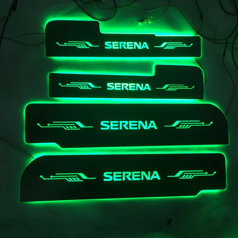 4 шт./компл. для Серены дверь статический светодиодный светильник порог Накладка