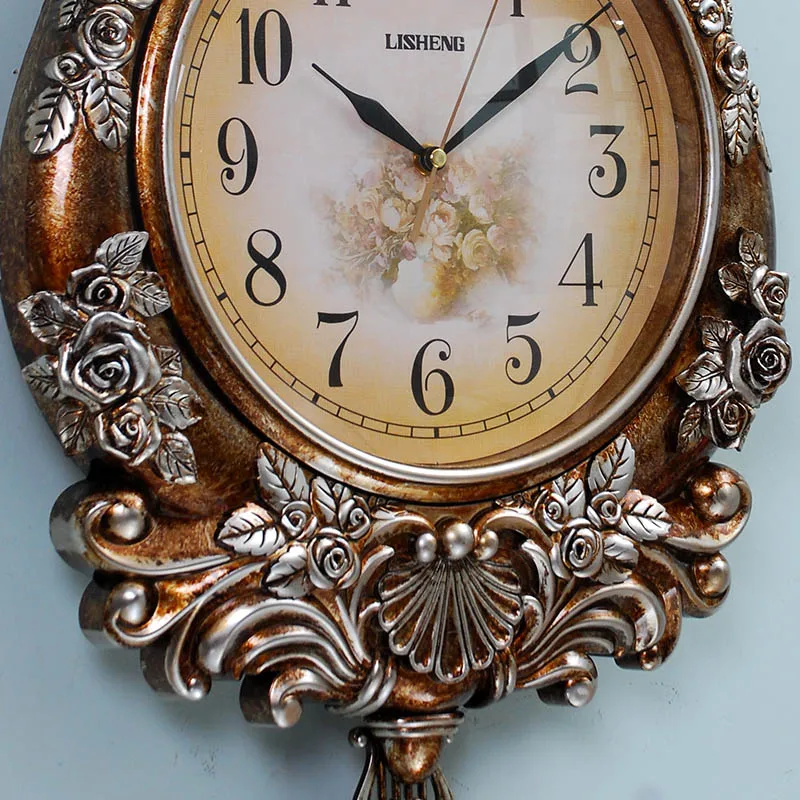 Творческий ретро настенные часы гостиная спальня украшения стены музыкального