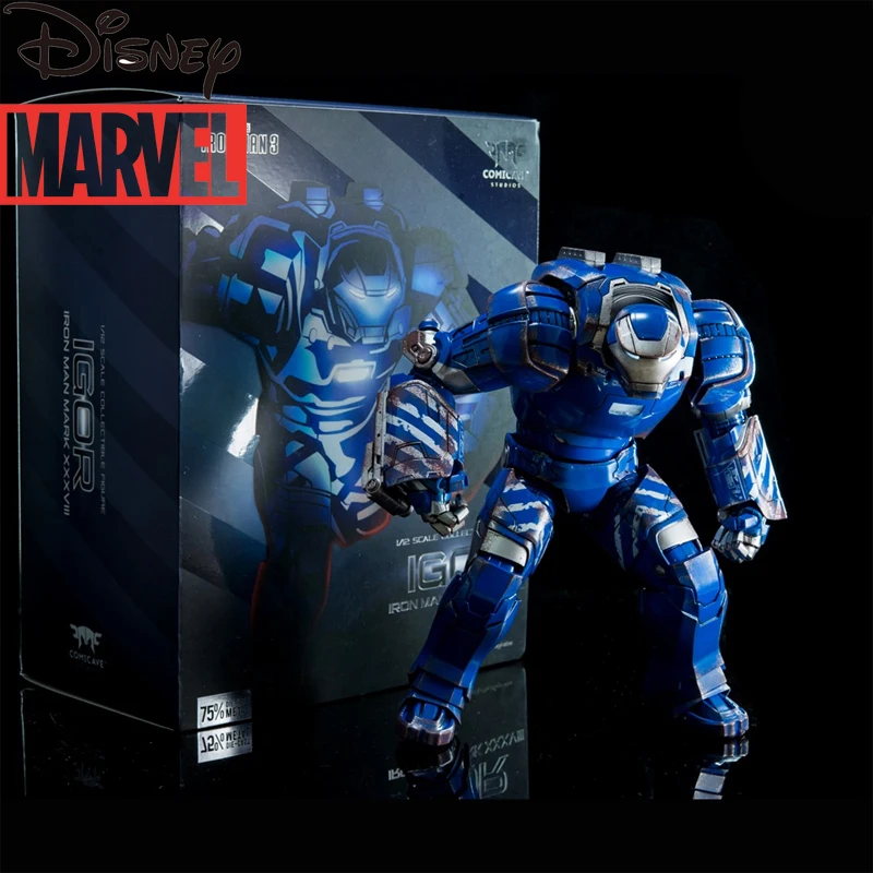 

Original Marvel Iron Man hand-made alloy can be luminous genuine 1/12 model metal mk38
