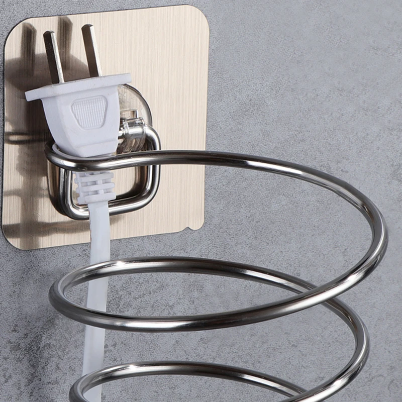 Многофункциональная полка для ванной комнаты держатель фена органайзер