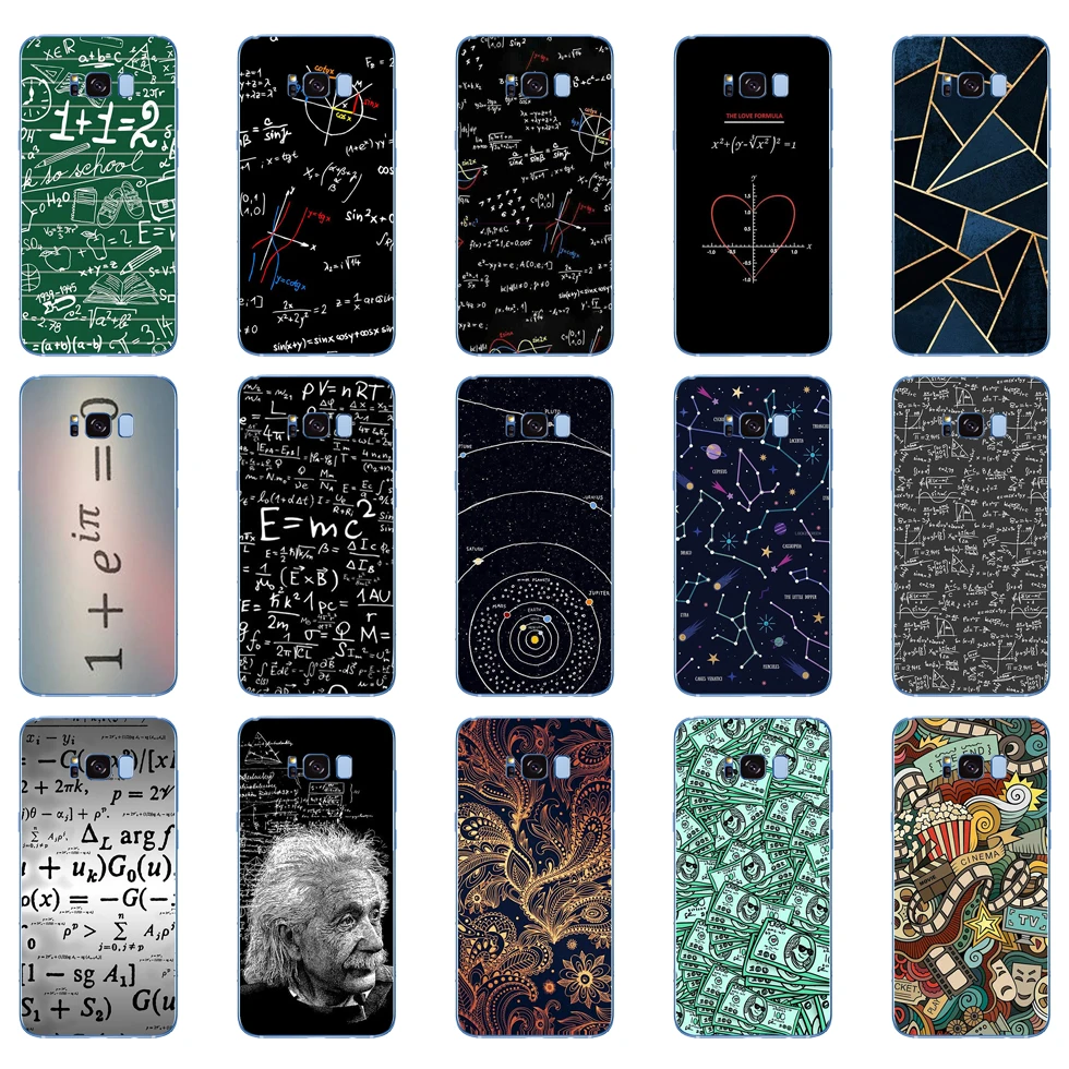 150DD математическое уравнение физическая формула Прозрачный чехол для Samsung Galaxy S6 S7