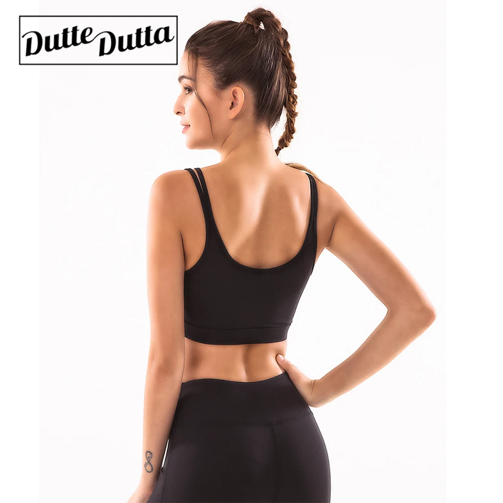 Спортивный бюстгальтер на молнии с плечевым ремнем для фитнеса Быстросохнущий