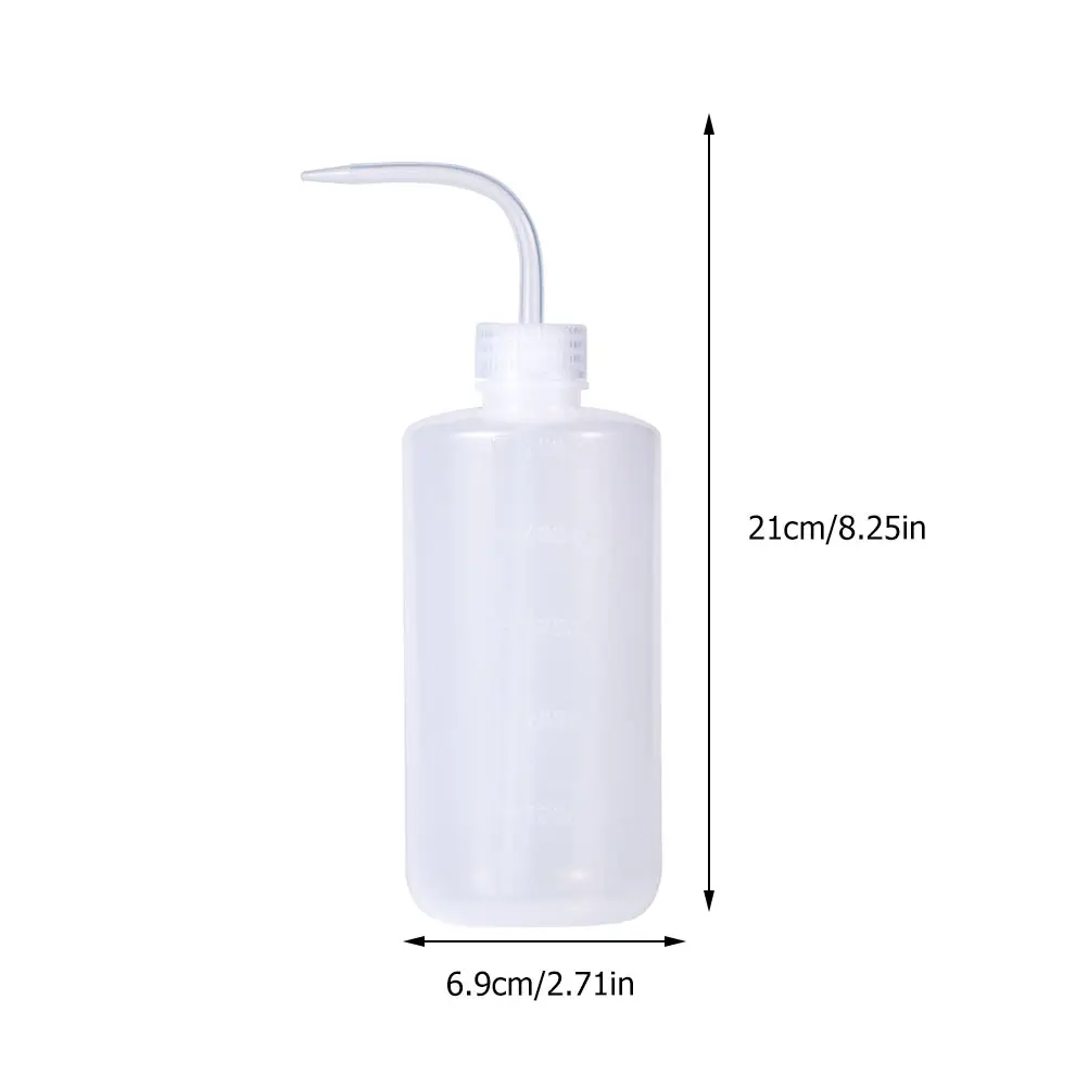 

6pcs 250ML 500ML Thickened Plastic Watering Bottle Succulent Watering Elbow Pot Squeeze Bottle Gardening Tools