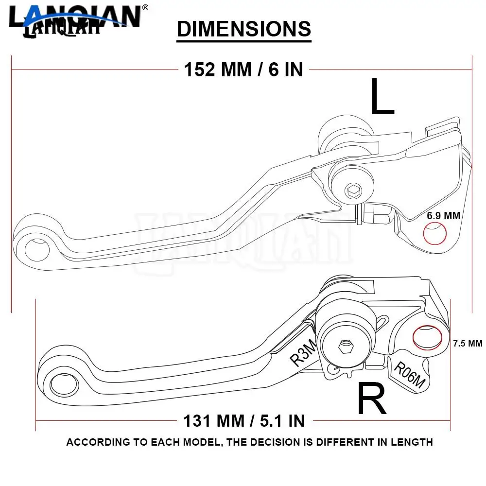 Черные CNC лазерная печать мотоцикла кроссового велосипеда поворотный тормозной