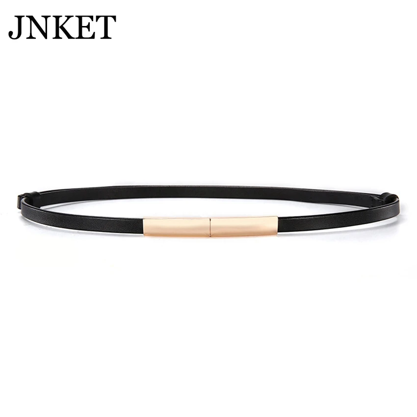 

JNKET Новый Модный женский ремень из воловьей кожи тонкий пояс для отдыха пояс для платья аксессуары для одежды
