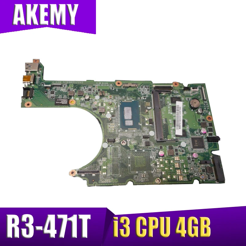 

DA0ZQXMB8E0 REV:E for Acer Aspire R3-471T R3-471 motherboard Mainboard NBM88110066 CPU:Core i3 RAM DDR3 4GB 100% testOK