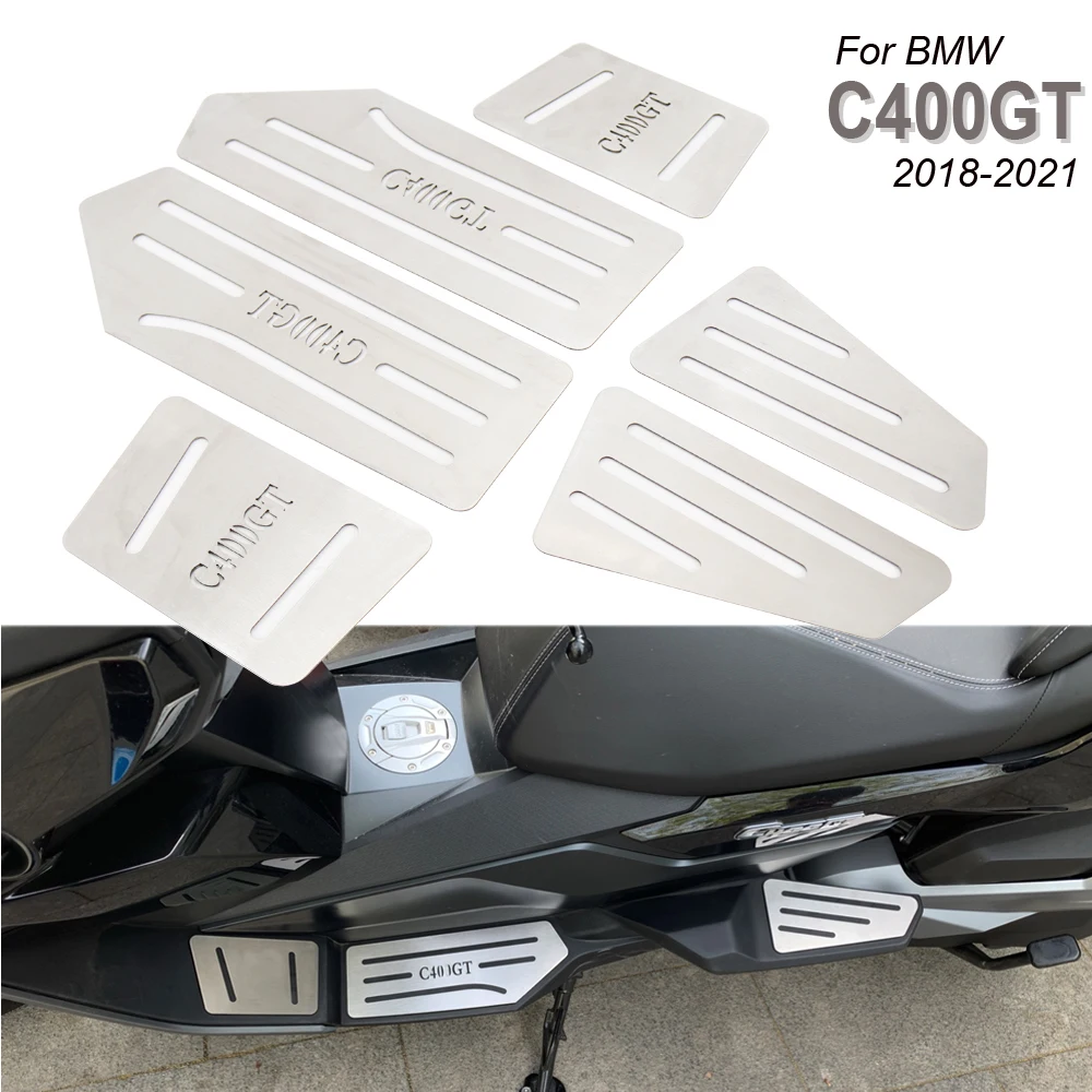 

Новая подставка для ног для Мотоцикла BMW C400GT 2018-2021 из нержавеющей стали, комплекты педалей, подножки