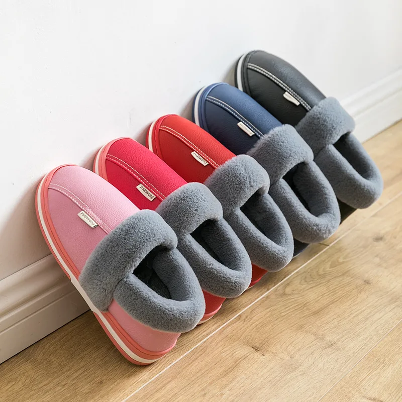 

Женские зимние тапочки на толстой подошве, на каблуке