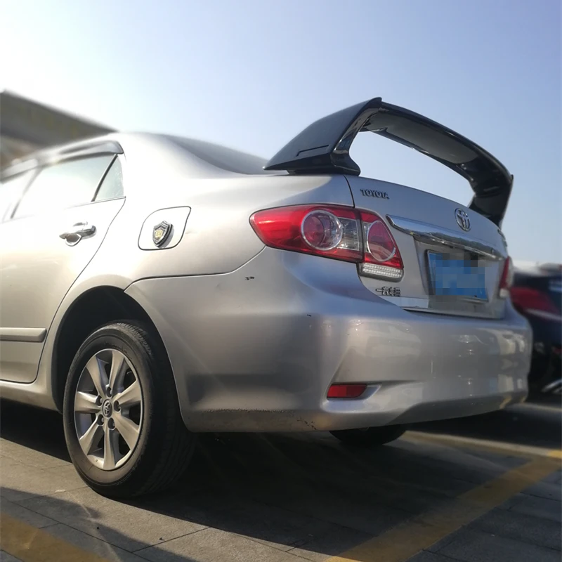 Спойлер для TOYOTA Corolla 2006-2013 Высокое качество ABS Материал заднее крыло автомобиля