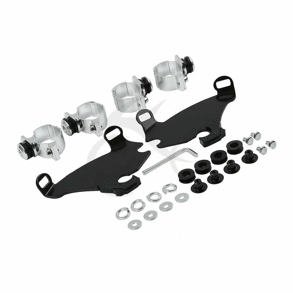 Мотоциклетный 49 мм 39 обтекатель черный триггерный замок монтажный комплект для