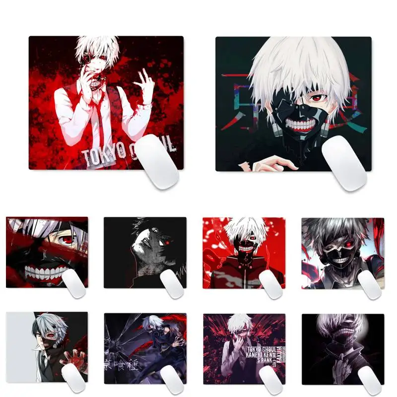 

Прочный резиновый коврик для мыши, Токийский Гуль, Нескользящая подушка, квадратная толщина 2 мм