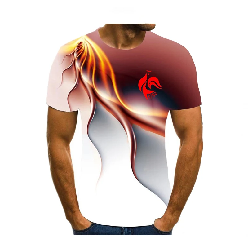 

2021 popular new cotton men's T-shirt + Sports Shorts Set summer high quality cotton T-shirt sports running set