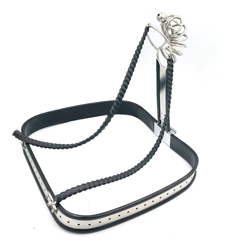 Мужской Пояс верности из нержавеющей стали клетка для пениса нижнее белье БДСМ