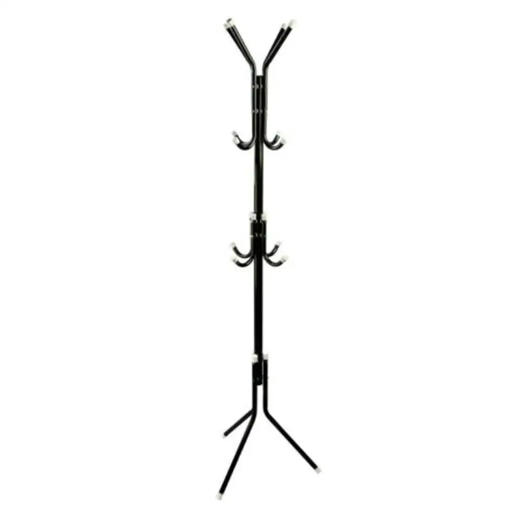 

Silver Practical Multi Function Convenient Hook Holder Wall Hanger Clothes Rack Bedroom Bathroon Hangers Towel Hat Coat Durable
