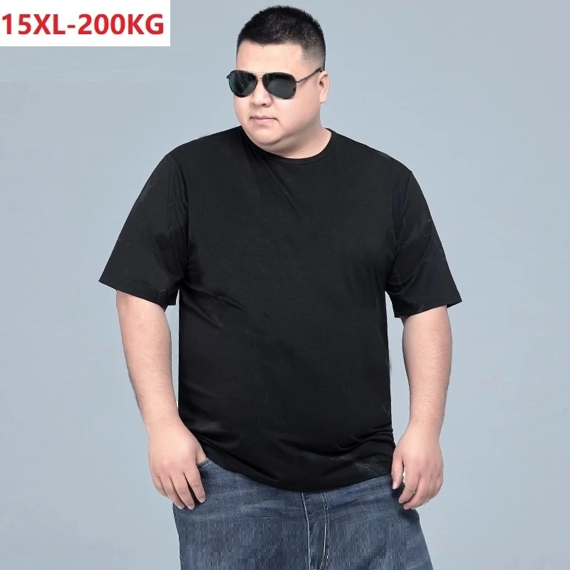 Футболка мужская хлопковая с коротким рукавом топ свободного покроя круглым