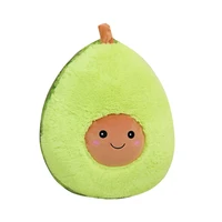 stuffed toys reversible avocado soft toy cushion pillow case fruit plush toy cute cartoon kawaii plush toys gift to girls