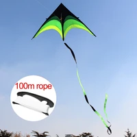 outdoor fun toy 1 622 8m power large triangle kite tails for adults wind nylon good flying children factory with tools