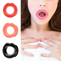 belsiang sex slave silicone lips o ring open mouth gag oral fetish bdsm bondage restraints erotic toy sex toy for couples