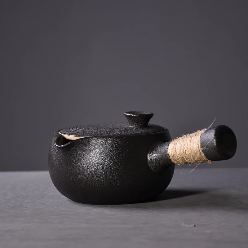 LUWU черная посуда керамическая чайник kyusu китайский заварочный чайник посуда для напитков 500 мл