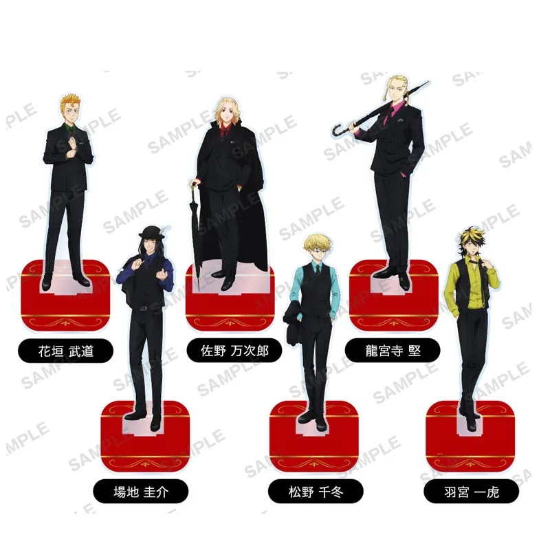 

Popular Anime Tokyo Revengers Cosplay Acrylic Figure Stand Manjiro Ken Takemichi Hinata Atsushi Model Plate Fans Collection Prop