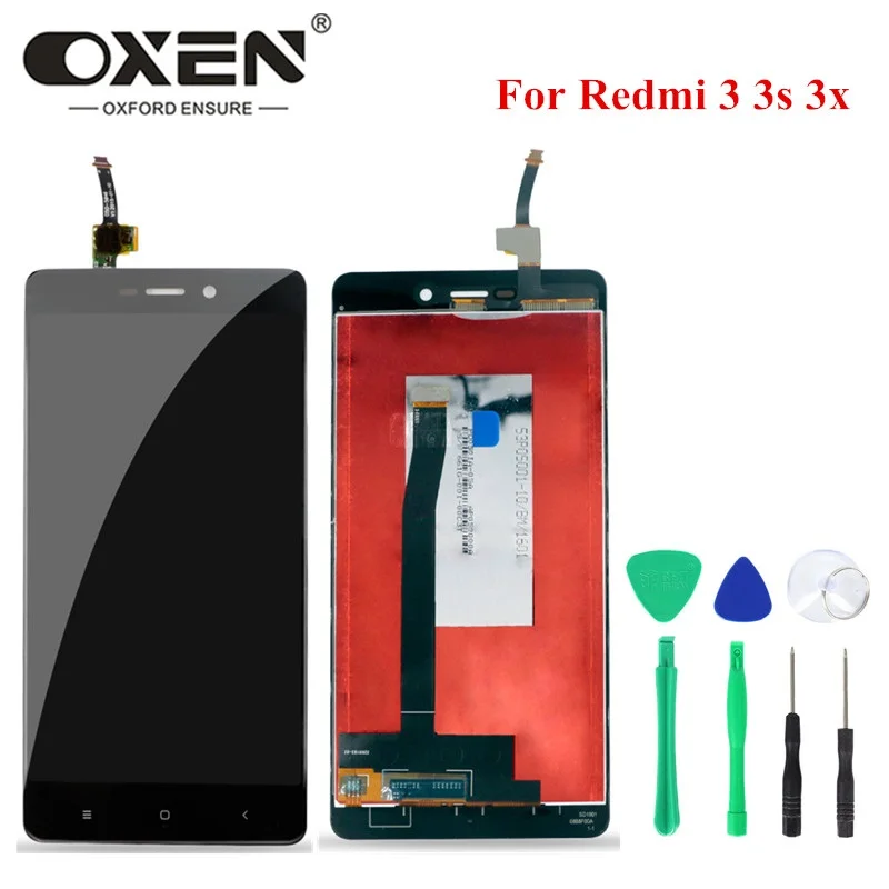 ЖК дисплей OXEN для Xiaomi Redmi 3S 3 сенсорный экран с дигитайзером в сборе 3X мобильный