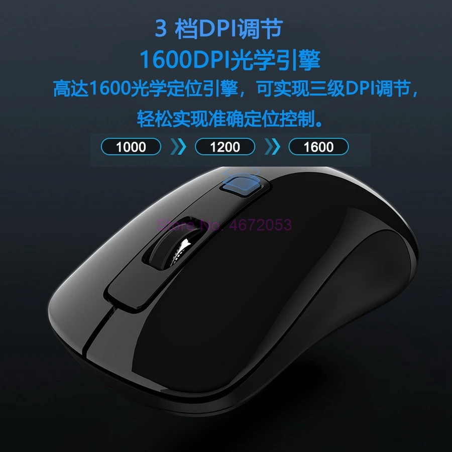 100pcs Portable Wireless Mouse 2.4GHz USB 3.0 Computer Ergonomic Mini Mice for Laptop Desktop Notebook PC Optical Mause | Компьютеры и