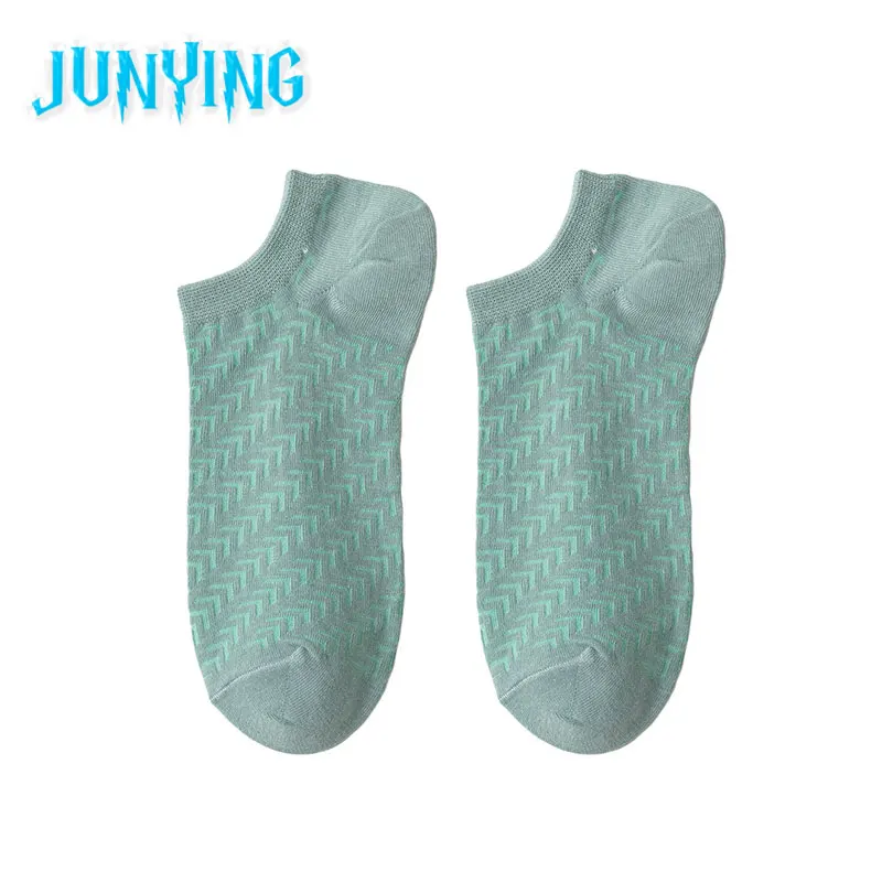 

Korean Style Women Mouth Shallow Socks Breathable Summer Casual Jacquard Invisible Cotton Print Hip Hop Personalized Novelty