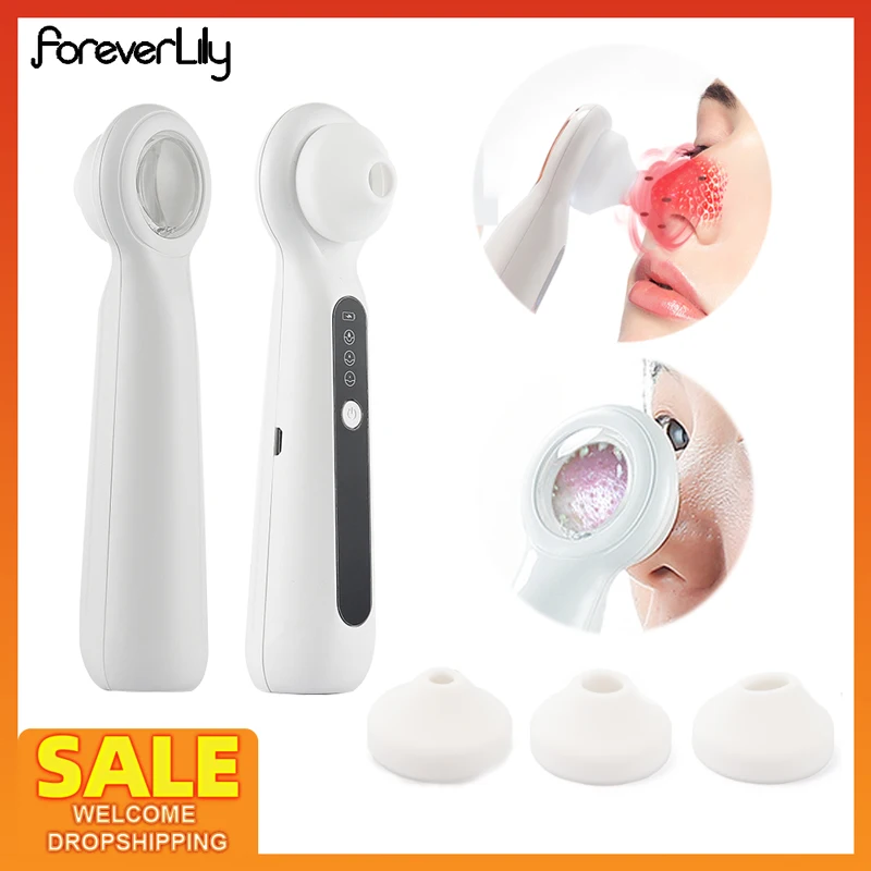 Лупа для визуального вакуумного удаления угрей уход за кожей прыщи Удаление пор