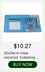 405x305mm Magnetic Heat Resistant Soldering Mat Silicone Heat Gun BGA Soldering Station Desk Mat Insulation Pad Repair Tools