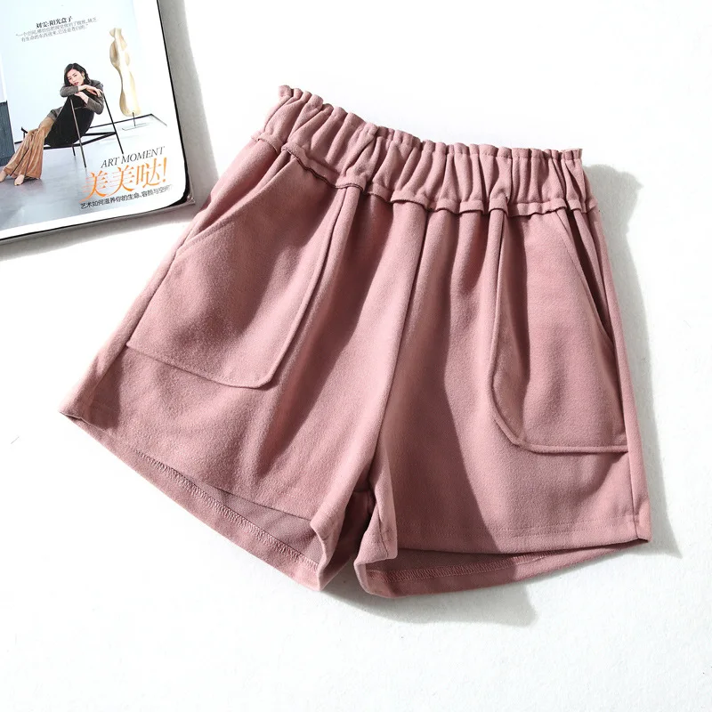 

Thickened Wide Leg Pants, Tweed Casual Pants, Loose High Waist, A-Line
