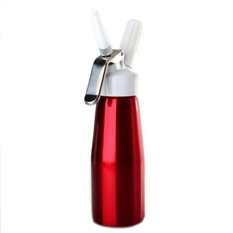 

500ml Aluminum Alloy Whipped Cream Dispenser with Three Decorating Nozzles L5YE