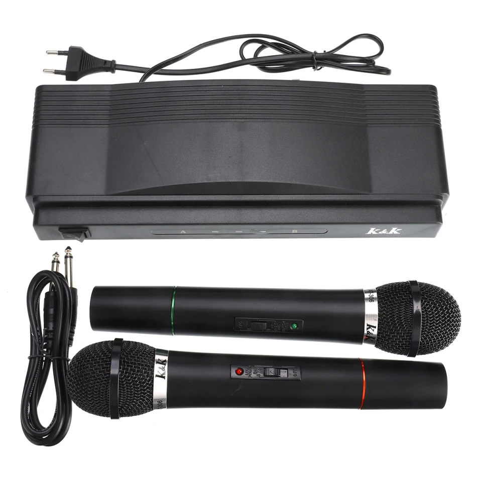 Высококачественная двойная СВЧ Беспроводная микрофонная система беспроводной
