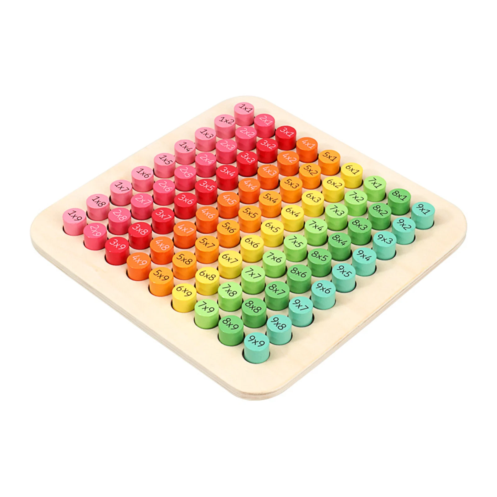 

9x9 Mathematics Multiplication Board Table Math Toy Montessori Wooden Learning Digital Early Education Wooden Toys For Children