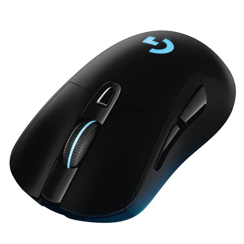 Беспроводная игровая мышь Logitech G703 2 4 ГГц с RGB экраном 12000DPI оптическая
