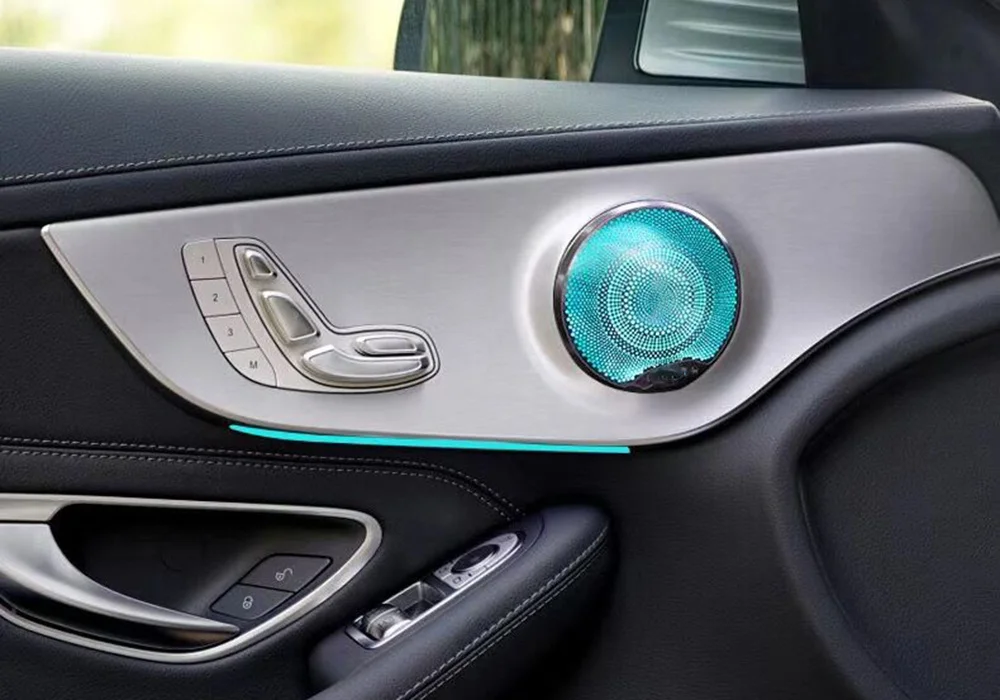 

12/64 colored LED ambient light atmosphere lamp For Mercedez benz 2 doors C class coupe w205 c63 interiors accessories